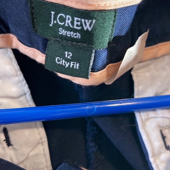 J. Crew navy blue city fit pants inseam 24 like new - Picture 3 of 3